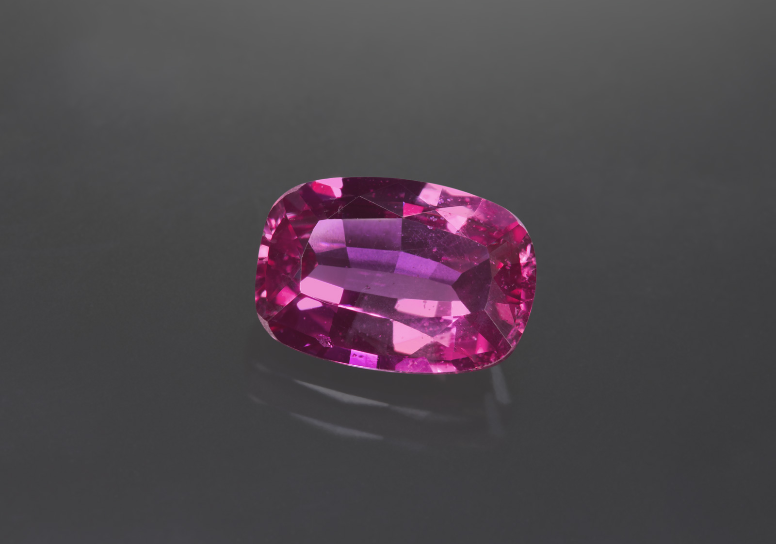 This six carat ruby is an example of the more open color that is also found at the new deposit. Photo: Wimon Manorotkul/Lotus Gemology; gem: Daniel Sherf/Shoham. Click on the photo for a larger image.