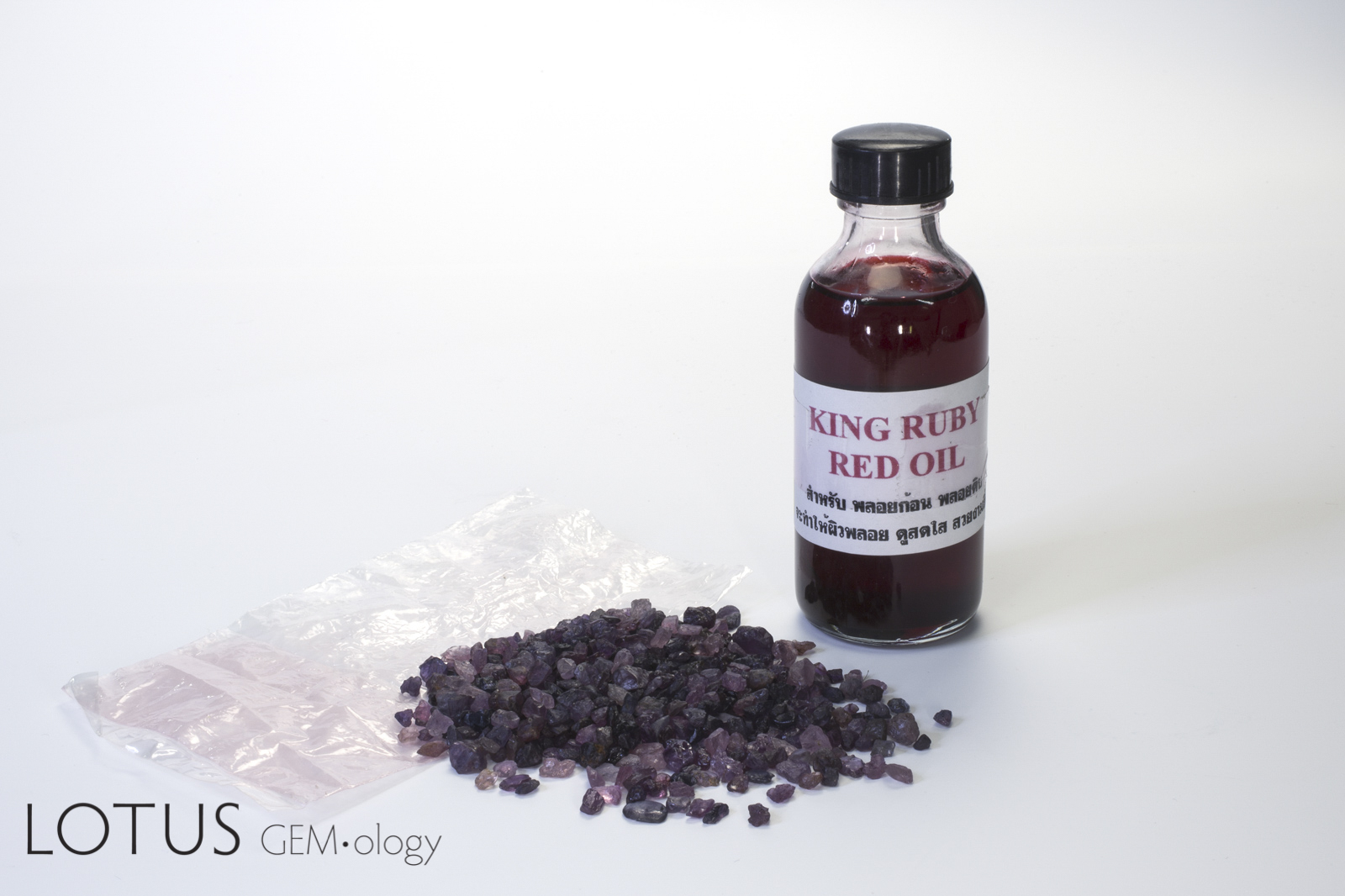 "King Ruby Red Oil," a type of oil sold in Chanthaburi, Thailand.