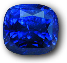 This 7-ct. plus untreated Ceylon sapphire is a perfect example of why origin should be a non-issue with fine gems. Photo: John McLean; Gem: Pala International