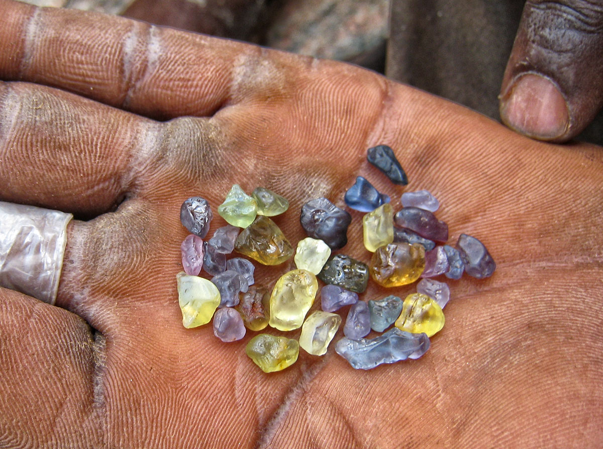A handful of hope in Tanzania's Tunduru district. Photo: Richard W. Hughes