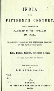 India in the Fifteenth Century