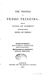 The Travels of Pedro Teixeira