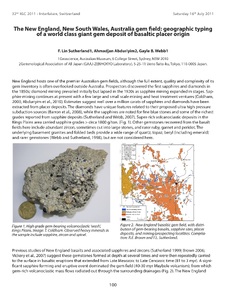 The New England, New South Wales, Australia gem field: geographic typing of a world class giant gem deposit of basaltic placer origin