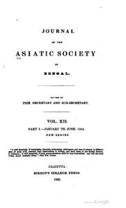 On the geology, zoology, etc. of the Punjaub, and of a part of Affghanistan