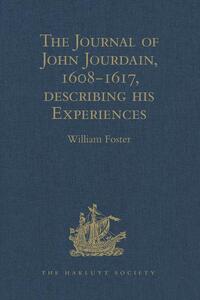 The Journal of John Jordain, 1608–1617