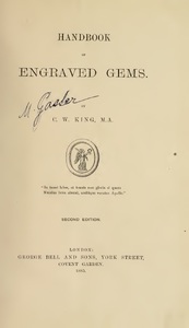 Handbook of Engraved Gems