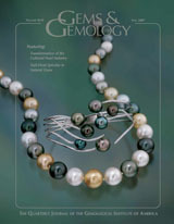 A study of nail-head spicule inclusions in natural gemstones
