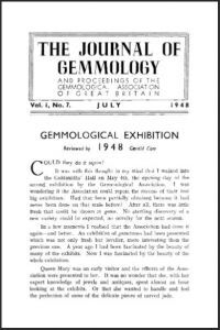 The diagnostic importance of inclusions in gemstones