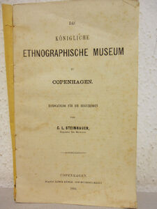 Das Königliche Ethnographische Museum zu Copenhagen | Handcatalog für die Besuchenden