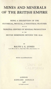 Mines and Minerals of the British Empire