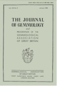 Identification characteristics of flux grown synthetic orange sapphires