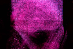 A zoned cloud of fine exsolved particles; this is a common feature of untreated rubies from Ambodivoahangy, Madagascar.