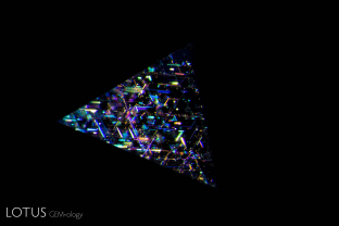 Exsolved rutile silk opens a window into the heart of this unheated Mogok sapphire.