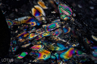 Iridescent fissures light up the interior of this heat-treated Ceylon sapphire in a spectacular display of colors.