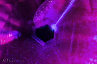 Prior to heat treatment, most Mong Hsu ruby crystals will feature a deep blue core surrounded by zoned clouds of fine exsolved diaspore particles; heat treatment will remove the blue core and other blue zoning.