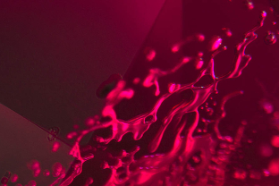 Flux-healed fissure in a heated ruby from Burma’s Mong Hsu area.